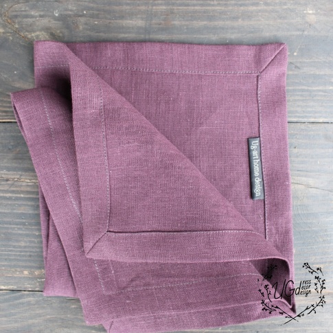 Салфетка сервировочная  linen dream,фиолетово-бордовый