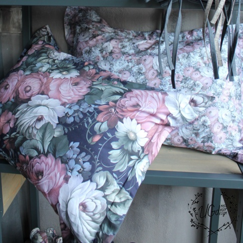 Комплект постельный Зимний сад, серый меланжевый, фото 2