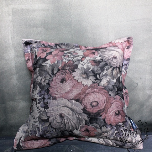 Подушка Зимний сад, розовый, фото 1