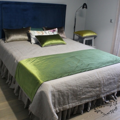 Саше-перекид для кровати, зеленый
